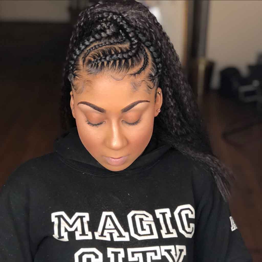 15 Twistiest Swirl Cornrows to Wow the Crowd! 8 0007 IMG 5560