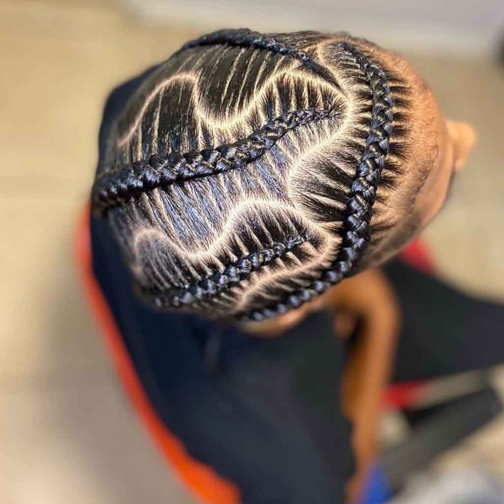 15 Twistiest Swirl Cornrows to Wow the Crowd! 10 0009 IMG 5558