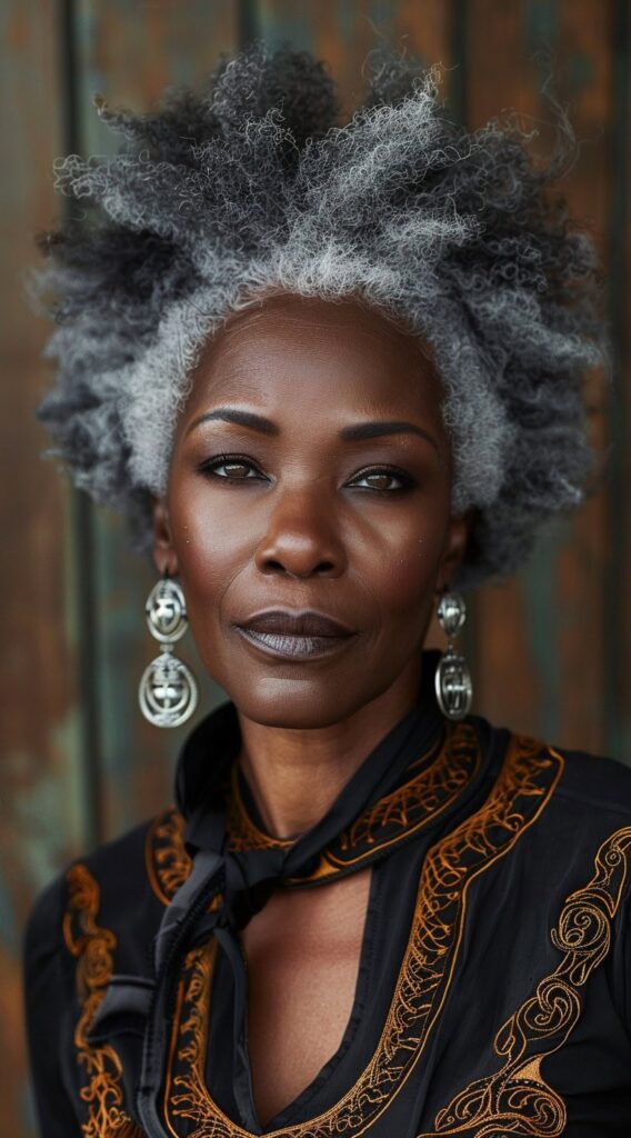 23 Salt and Pepper Hairstyles for Women Over 50 11 1111 2