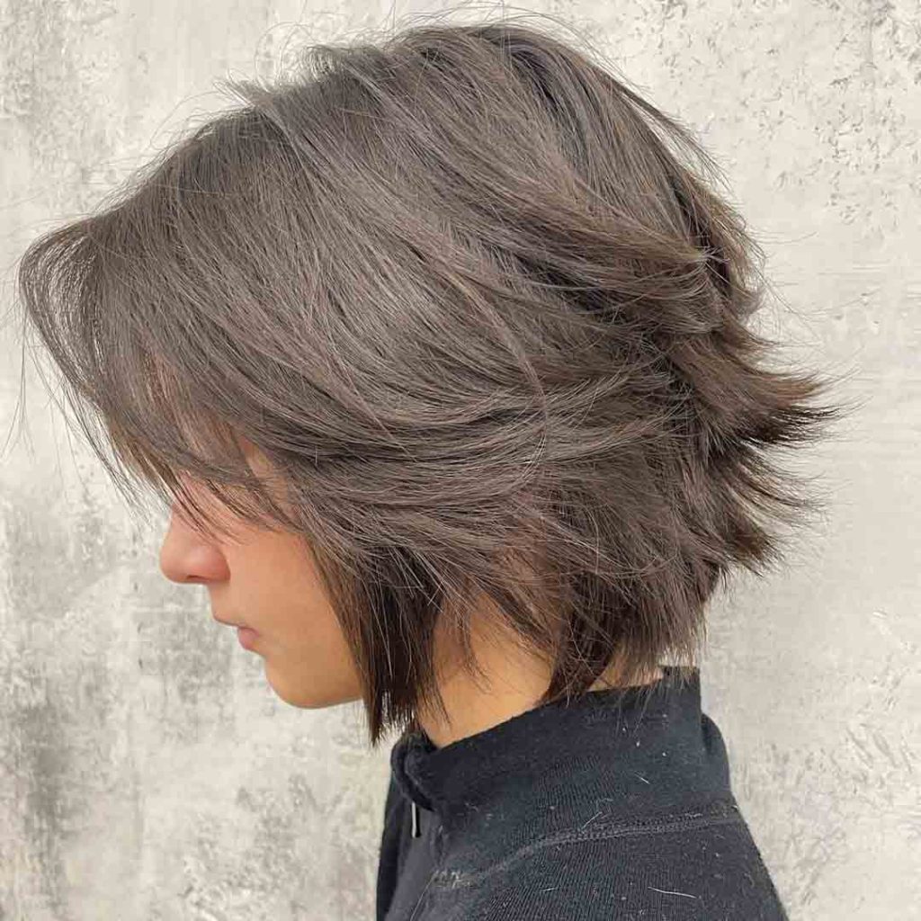 20 Classy Short Wolf Cut Ideas to Turn Heads! 14 Anime Style Short Shag Wolf Cut