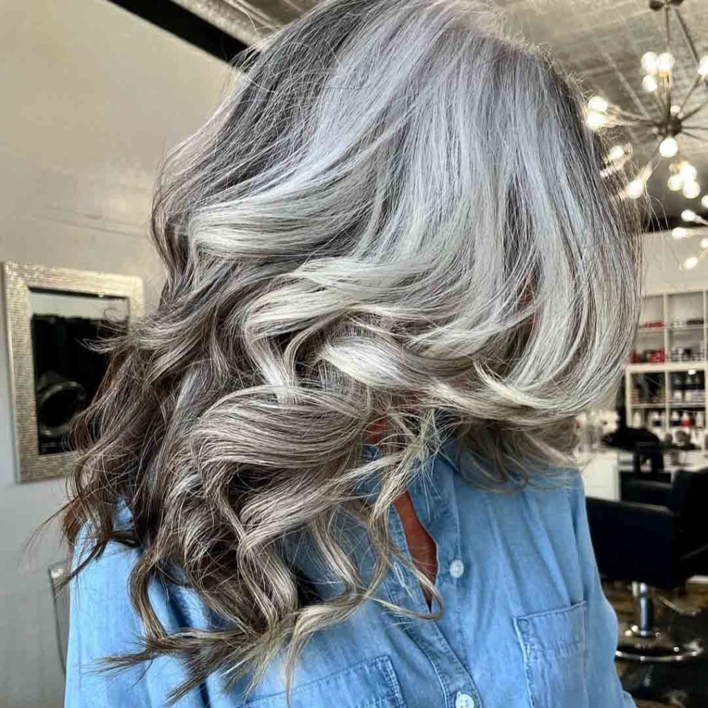 20 Best Fluffy Wolf Cut Ideas for Your Signature Style! 16 Curly Silver Octopus Cut