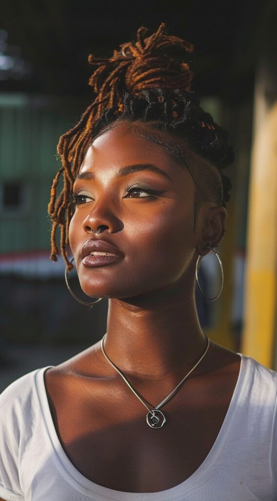 23 Locs with Undercut Women Hairstyles: Bold and Beautiful Ideas 2 22