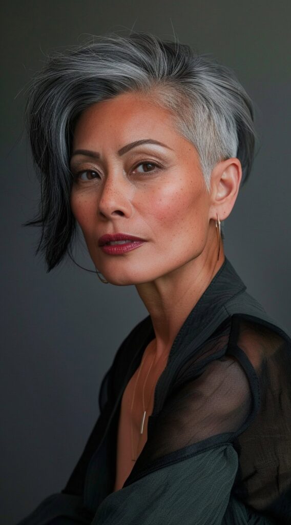 23 Salt and Pepper Hairstyles for Women Over 50 22 2222222222