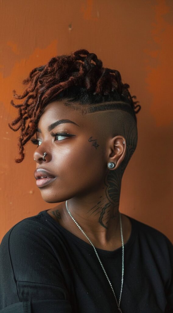 23 Locs with Undercut Women Hairstyles: Bold and Beautiful Ideas 23 233