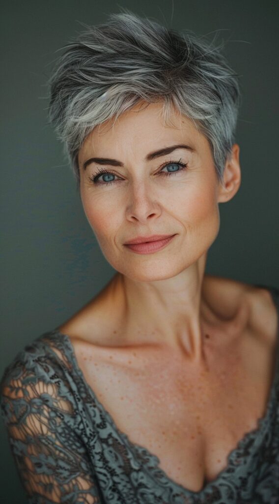 23 Salt and Pepper Hairstyles for Women Over 50 3 333 1