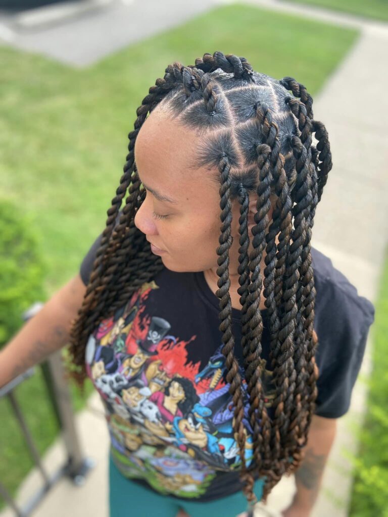 10 Twist Braids Hairstyle Ideas 3 4 1
