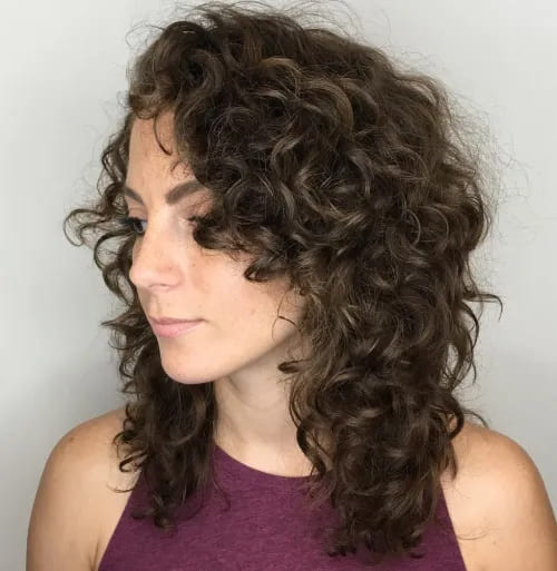 10 Latest Hairstyles for Naturally Curly Hair 5 5. Medium Length Curly Layered Hairstyle 1