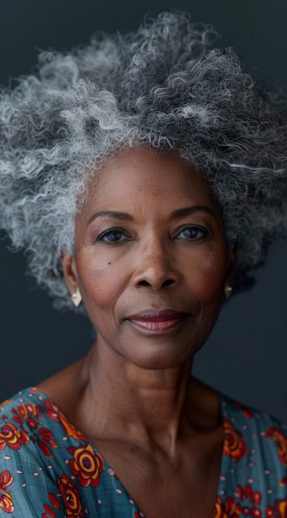 23 Salt and Pepper Hairstyles for Women Over 50 5 555