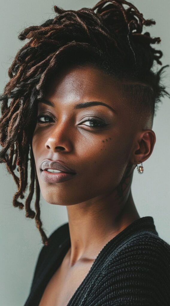 23 Locs with Undercut Women Hairstyles: Bold and Beautiful Ideas 6 6