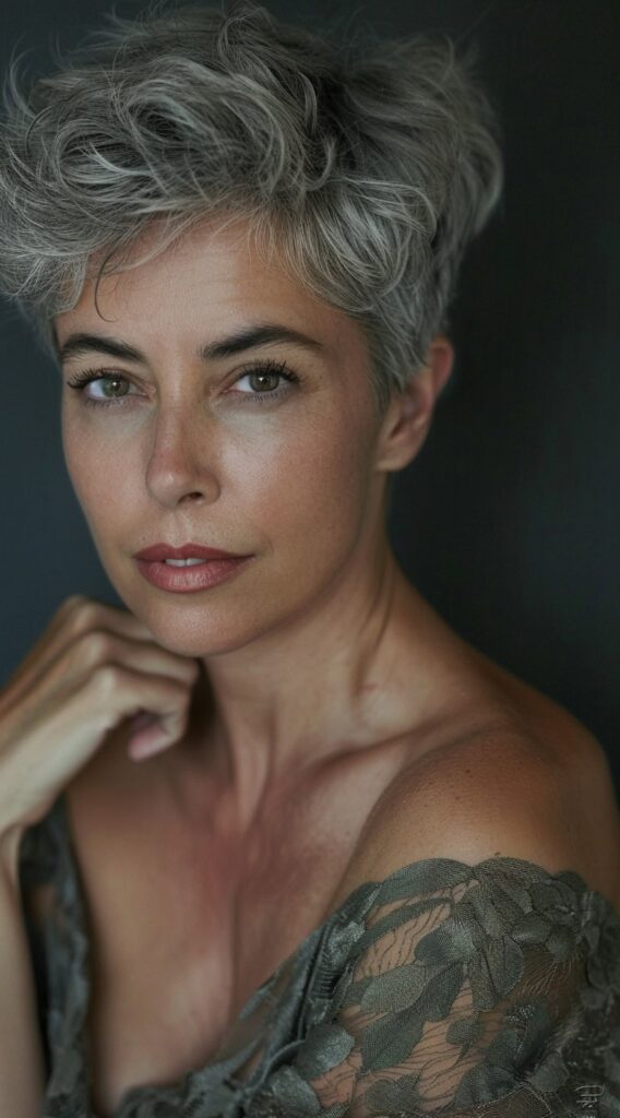 23 Salt and Pepper Hairstyles for Women Over 50 6 666 1