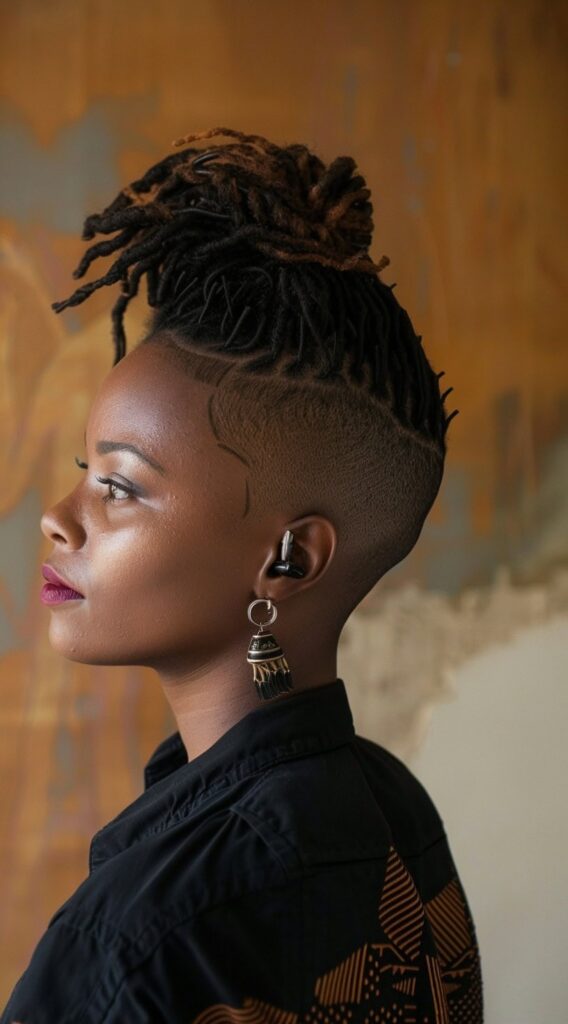 23 Locs with Undercut Women Hairstyles: Bold and Beautiful Ideas 17 7777
