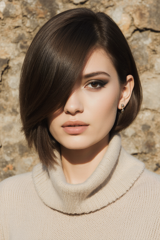 17 Bangs Covering One Eye Hairstyle Ideas 17 Asymmetrical Undercut Bob