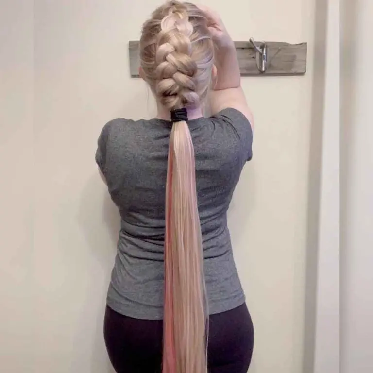 10 Gorgeous Dutch Braid Hairstyles 7 Big Dutch Braid on Brown Pink Hair