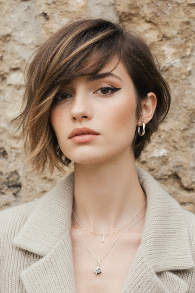17 Bangs Covering One Eye Hairstyle Ideas 3 Choppy Pixie Cut
