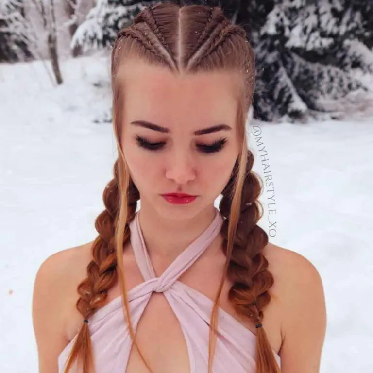 10 Gorgeous Dutch Braid Hairstyles 6 Dutch Braid Pigtails on Ginger Hair
