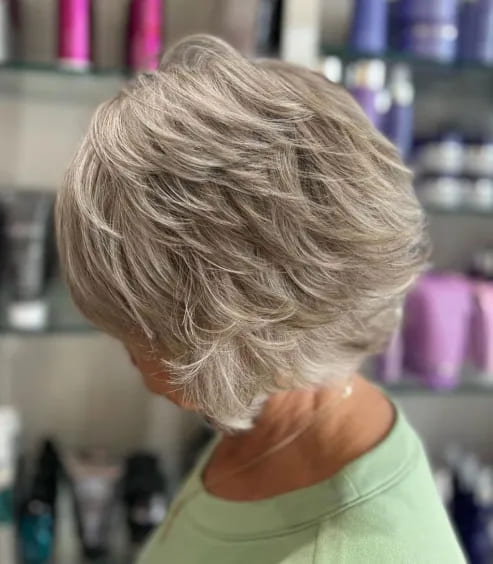 10 Best Hairstyles for Women Over 70 5 Feathery Short Haircut