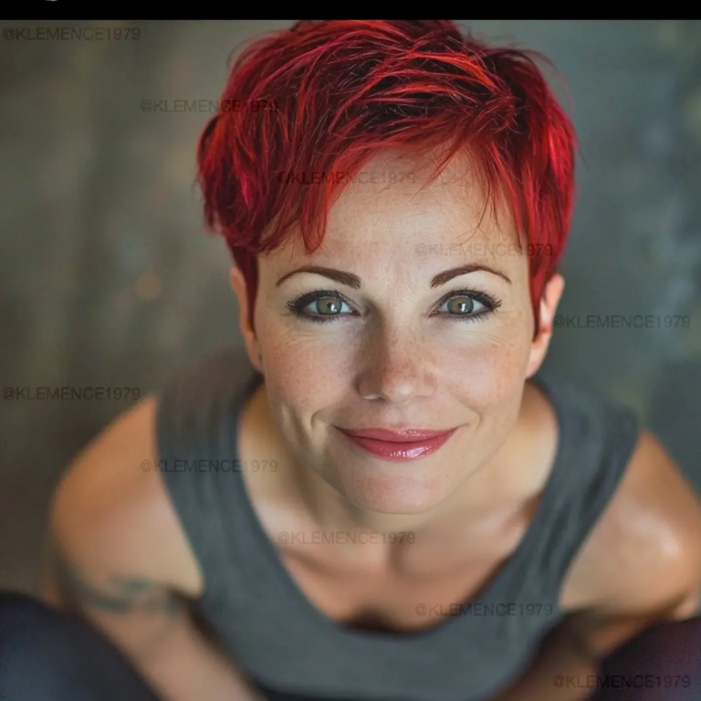 10 Hairstyles for Women Over 60 8 Long Copper Pixie Cut 768x768 1