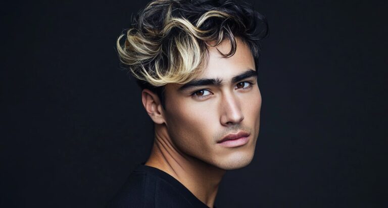 15 Stylish Men Hair With Highlights