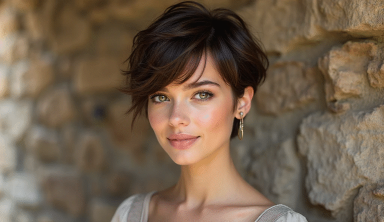 15 Short Wolf Cuts With Curtain Bangs