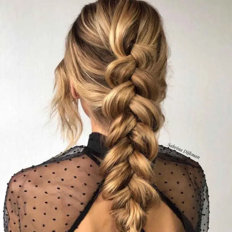 10 Gorgeous Dutch Braid Hairstyles 10 Simple Long Dutch Braid on Golden Hair