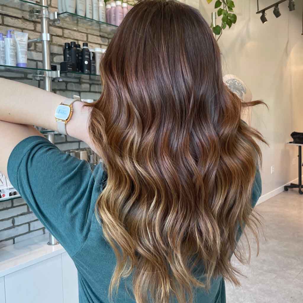 15 Ideas for Caramel Highlights on Brown Hair! 2 Salted Caramel Balayage on Brunette Hair