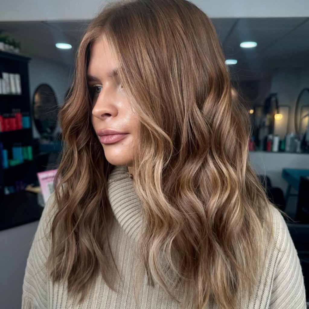 20 Bright Sun-Kissed Brunette Hair Ideas! 2 Sandy Brown Balayage