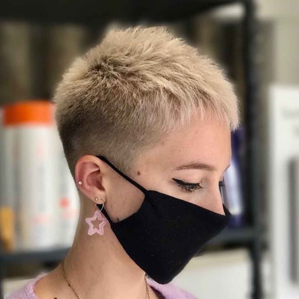 15 Very Short Hairstyles for You to Try! 3 Undercut Blonde Pixie Haircut