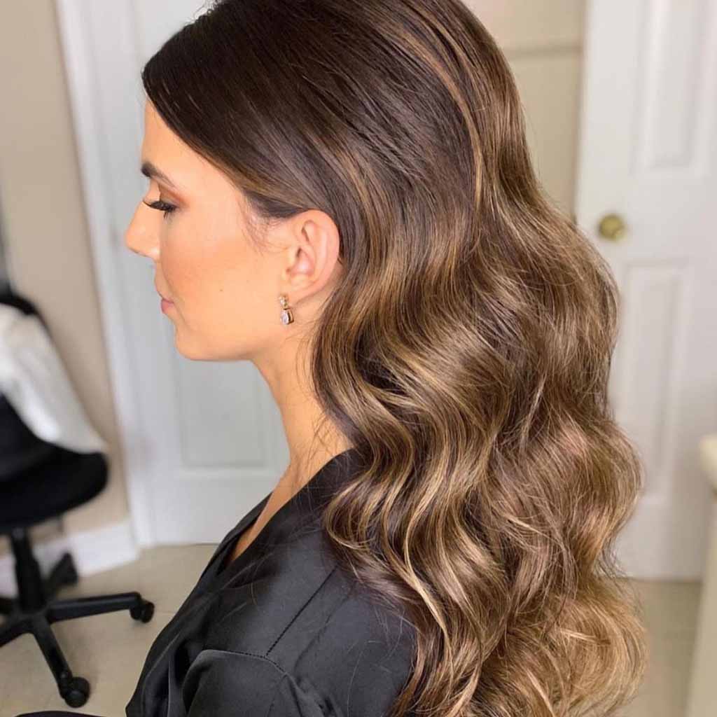 15 Fashionable Tucked Hairstyles! 3 Pin Back Textured Wave Tuck Hair