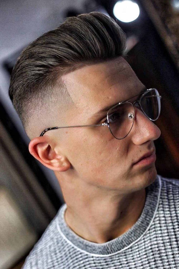 15 Short Flow Haircuts for Men 2 Short Taper Fade Slicked Back Flow Cut