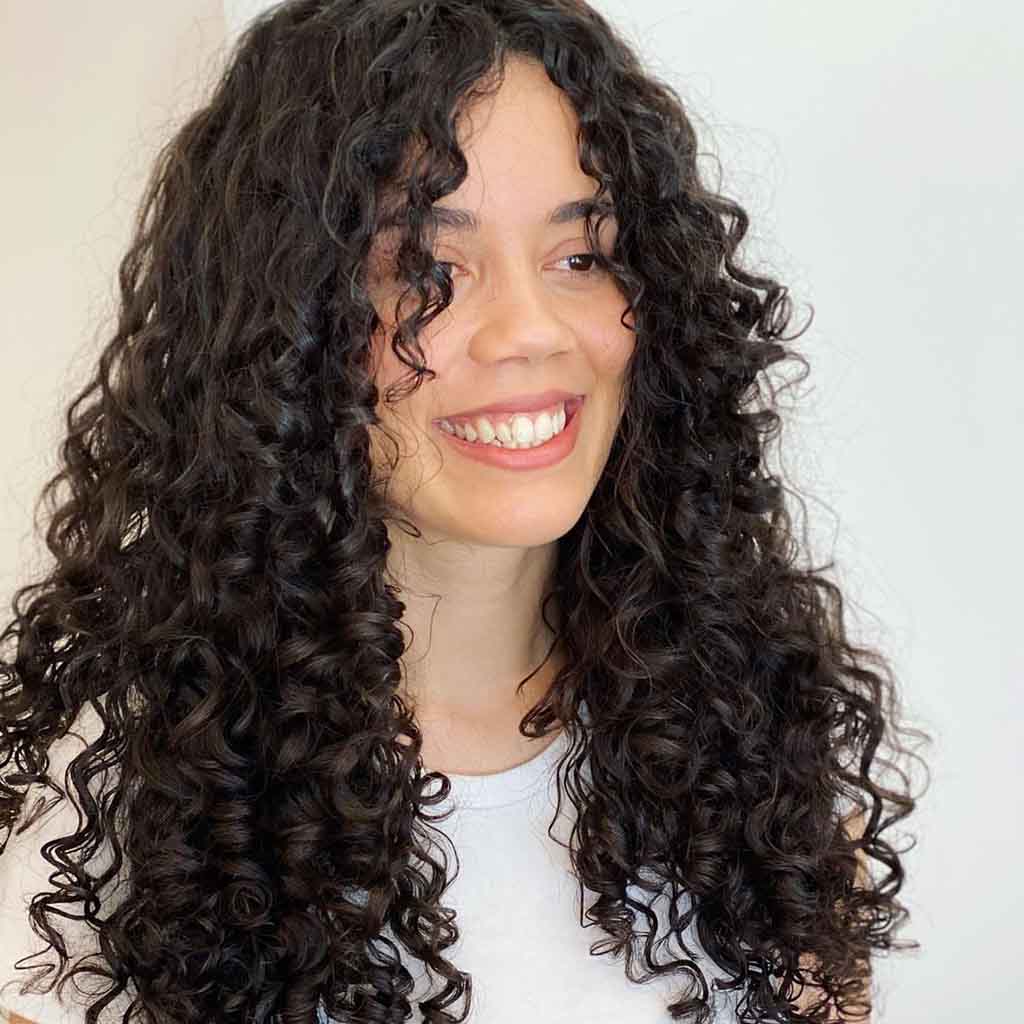 15 Fun Long Layered Hairstyles for Curly Hair! 4 Long Black Layered Curly Hair With Face Framing Layers