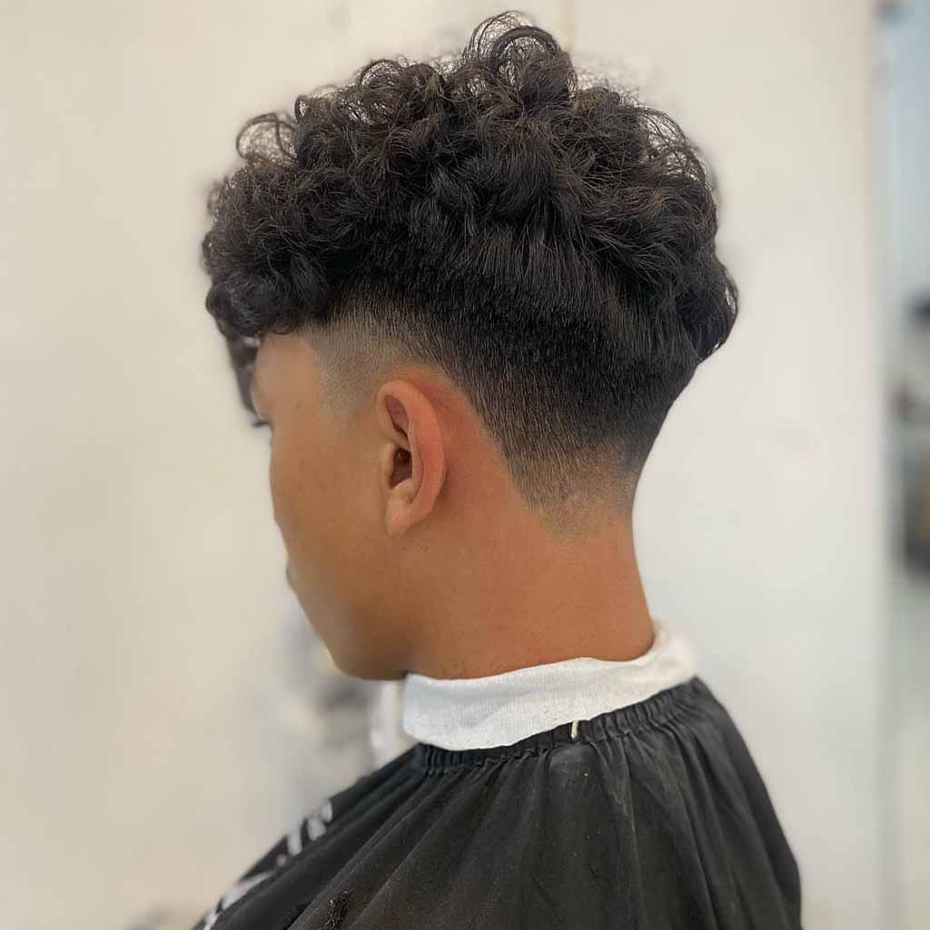 15 Modern Temple Fade Haircuts for Men! 5 Temple Fade on Curly Hair