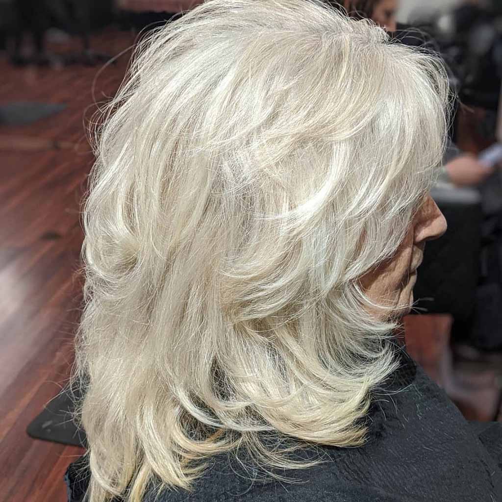 20 Classic Gypsy Shag Hairstyles! 6 Silver Traditional Gypsy Shag for Women Over 50