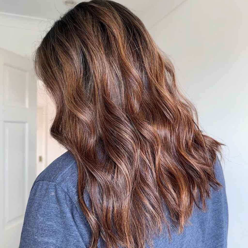 15 Ideas for Caramel Highlights on Brown Hair! 7 Golden Caramel Balayage With Brunette Base