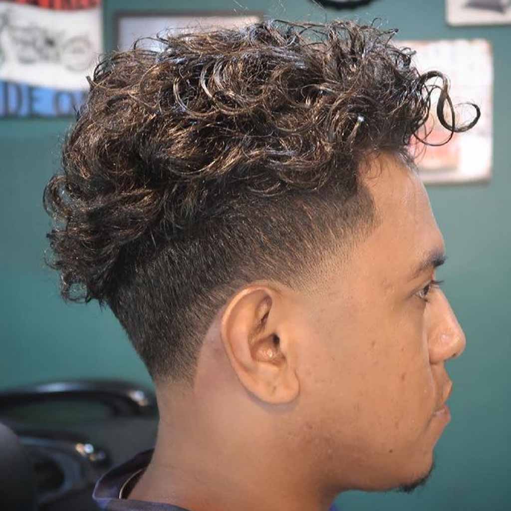 15 Modern Temple Fade Haircuts for Men! 10 Undercut With Temple Fade On Curly Hair