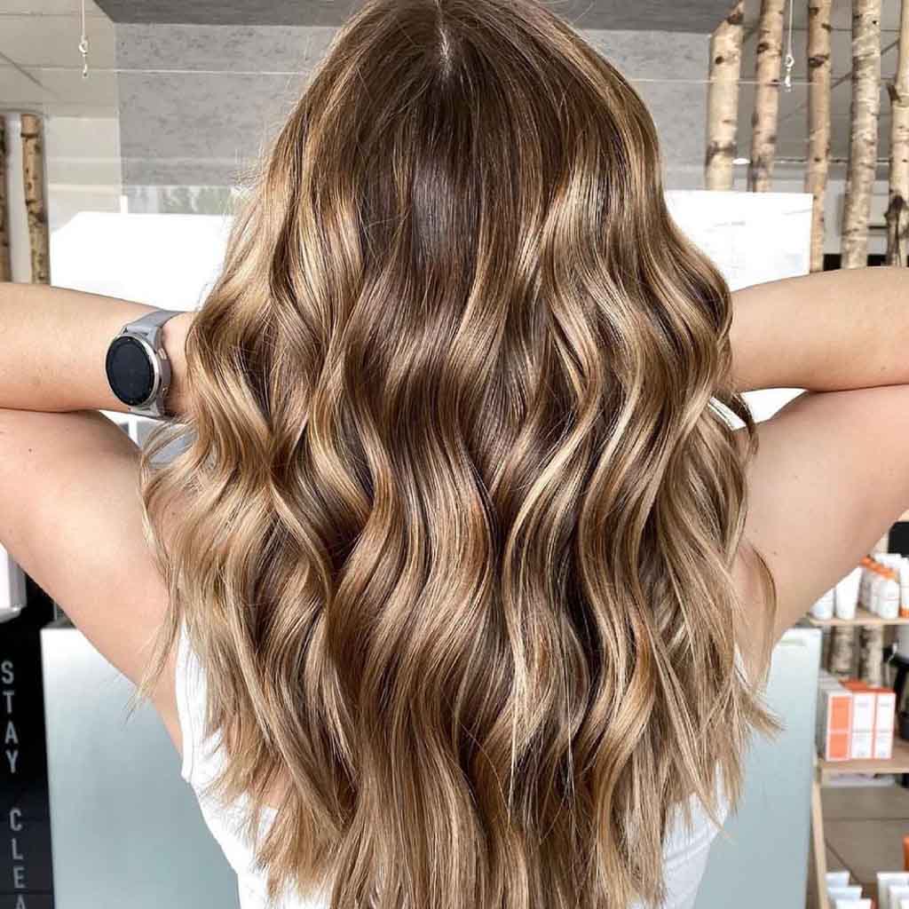 15 Ideas for Caramel Highlights on Brown Hair! 11 Caramel Blonde Balayage on Brown Hair