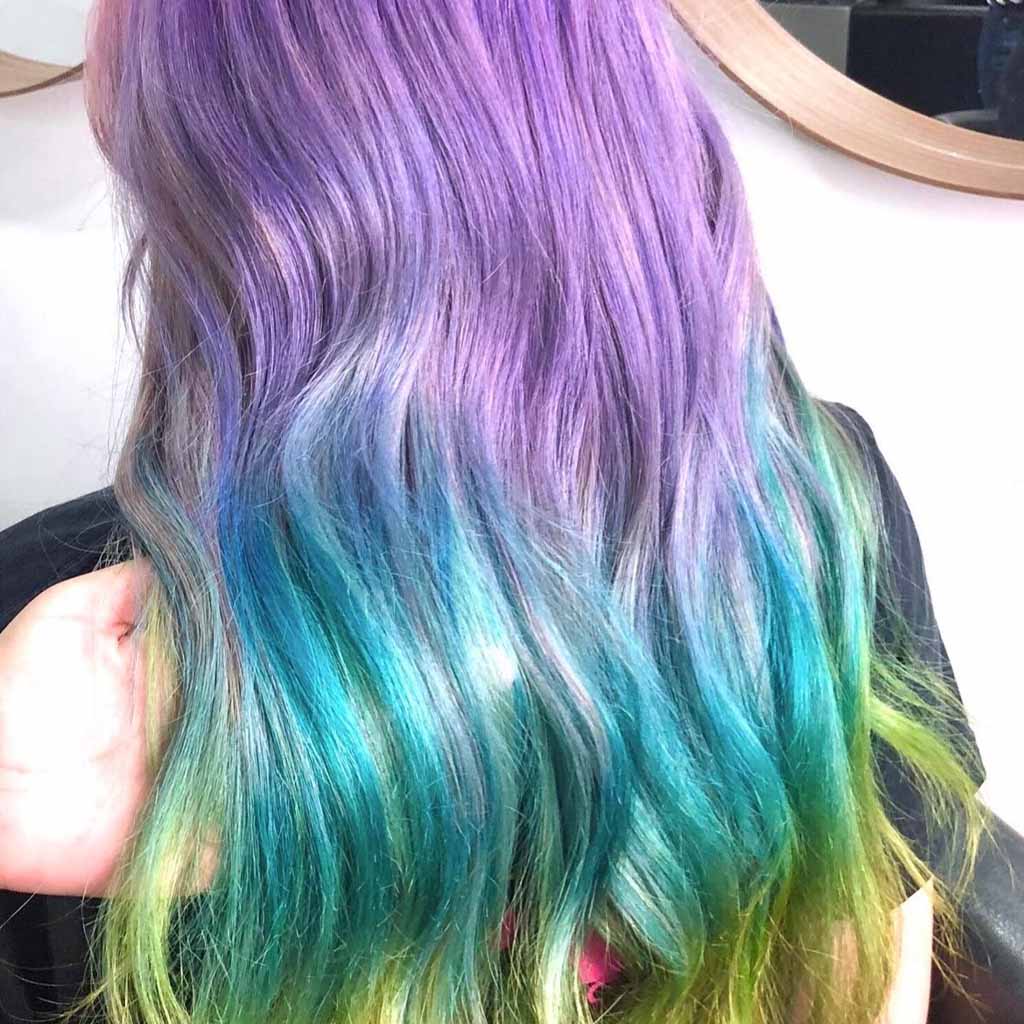 15 Beautiful Festive Easter Hairstyles! 12 Wavy Long Unicorn Hair
