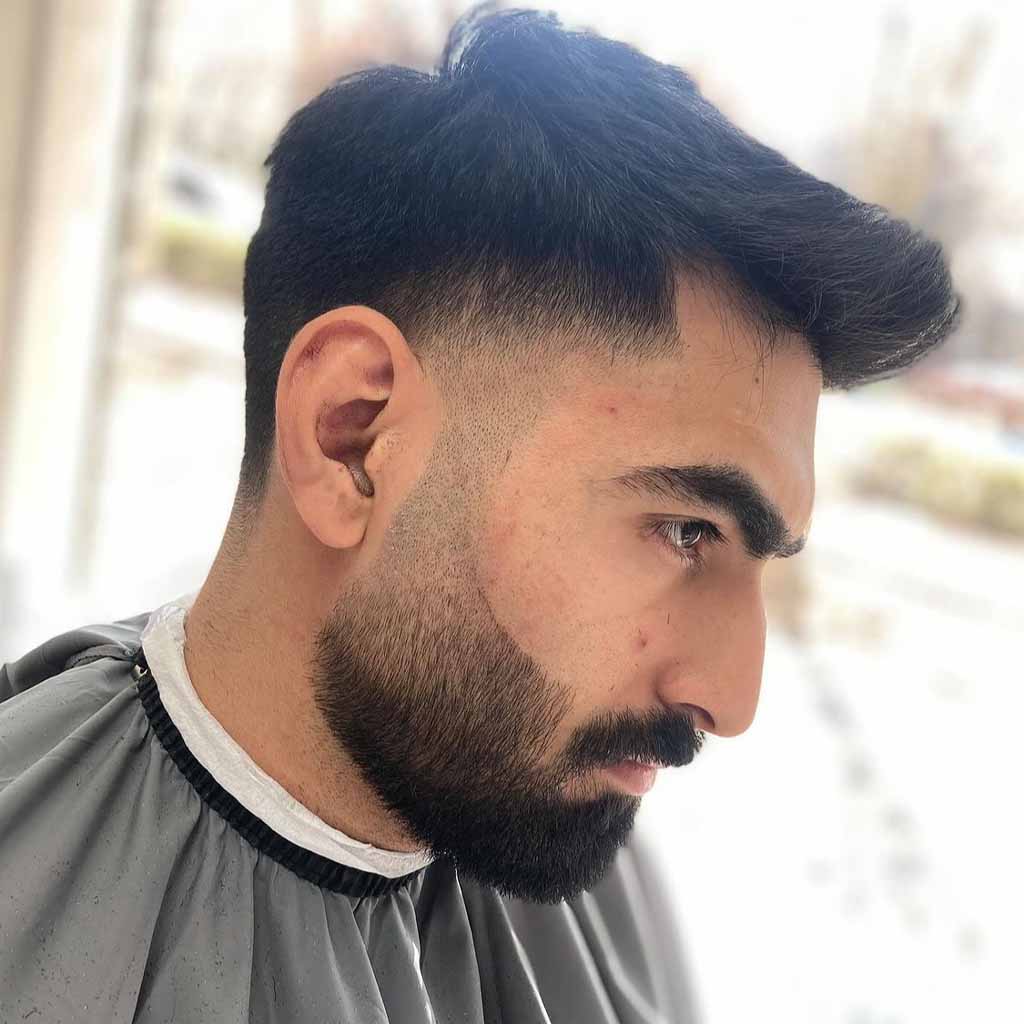15 Modern Temple Fade Haircuts for Men! 12 Medium Temple Fade