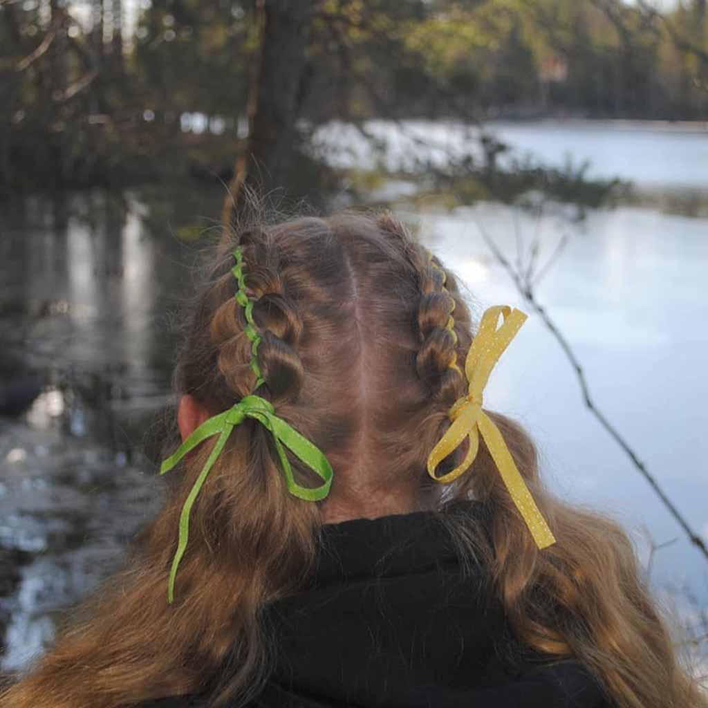 15 Beautiful Festive Easter Hairstyles! 13 5-Strand Ribbon Braids