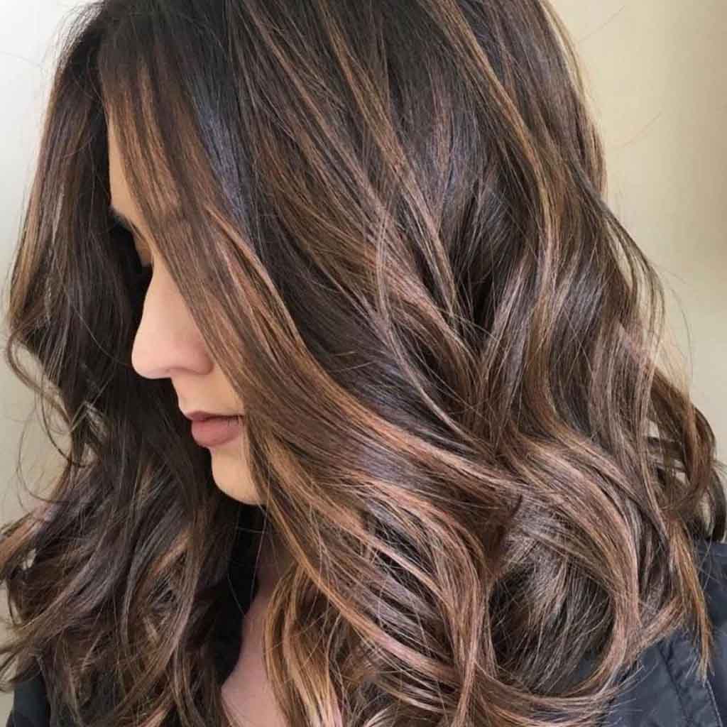 15 Ideas for Caramel Highlights on Brown Hair! 15 Light Golden Brown Highlights on Dark Brown Hair