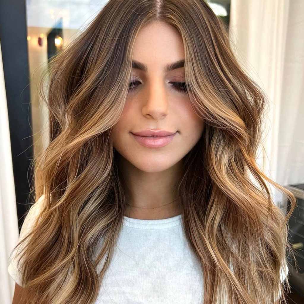 20 Bright Sun-Kissed Brunette Hair Ideas! 16 Natural Sun-Kissed Brunette Balayage