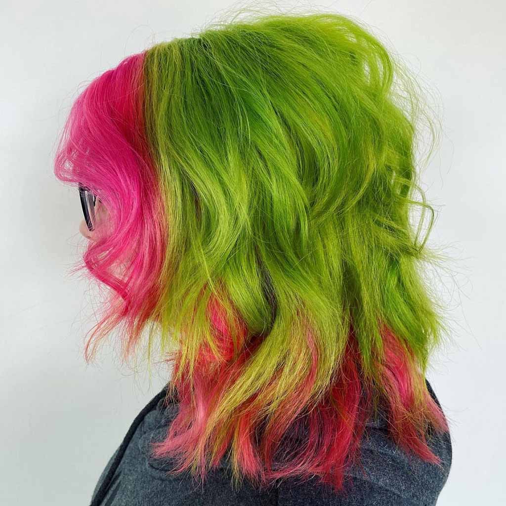 15 Intense Emo Shag Haircuts! 5 Watermelon Wavy Shag Cut