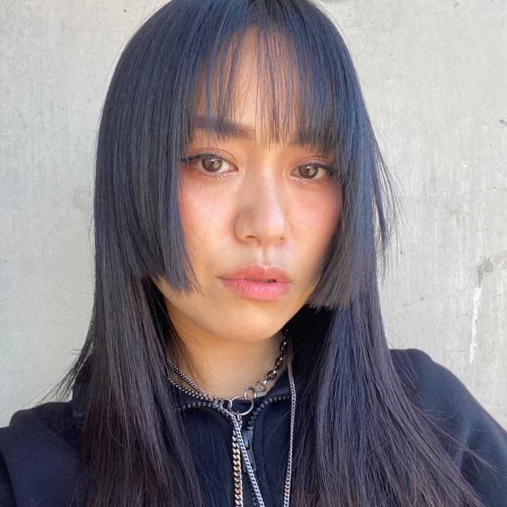 15 Stylish Hime Haircut Ideas! 6 Edgy Hime Cut With Choppy Bangs