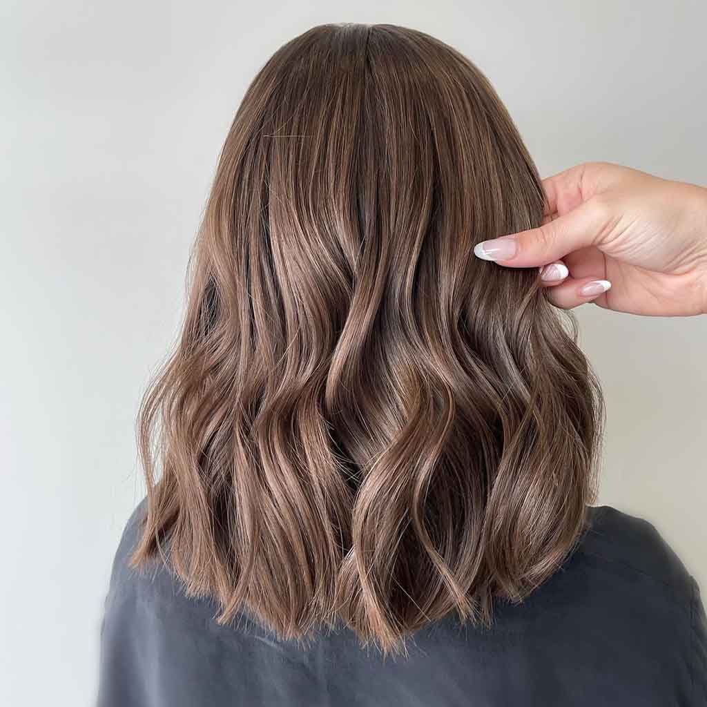 Brunette with Partial Balayage