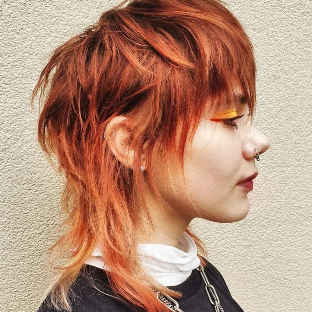 27 Best Wolf Cut Hairstyles for Women for All Hair Types, Lengths and Colors! 16 Wolf Cut Mullet wakkokapper 1024x1024 1