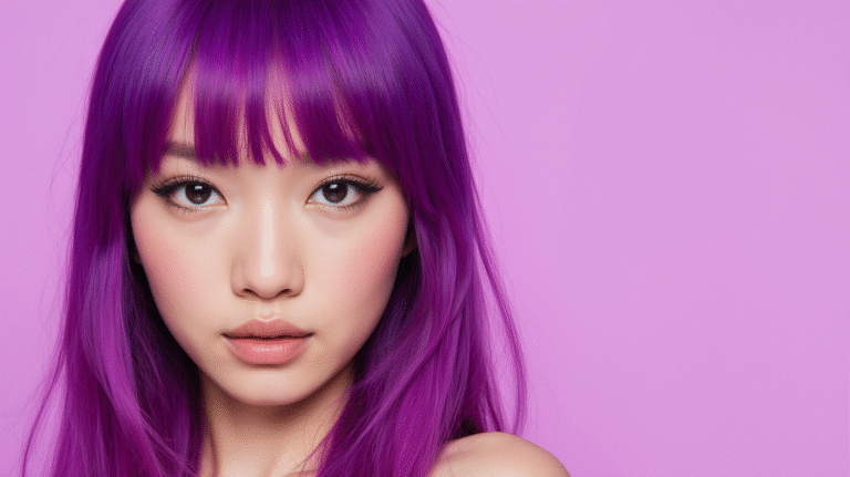 12 Vibrant Hairstyle Ideas for Purple Hair