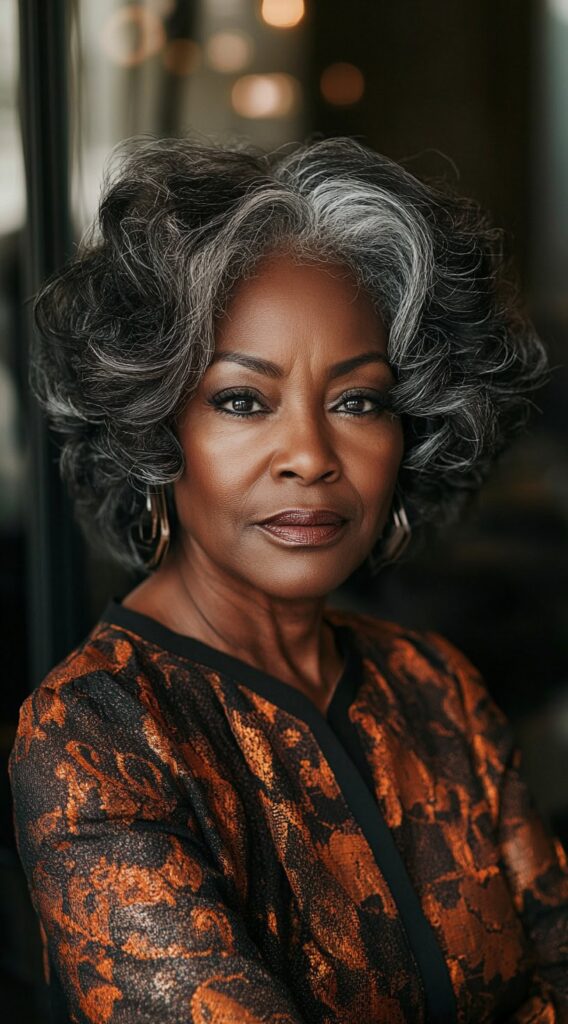 19 Stunning Bob Hairstyles for Older Black Women 16 voluminous textured bob