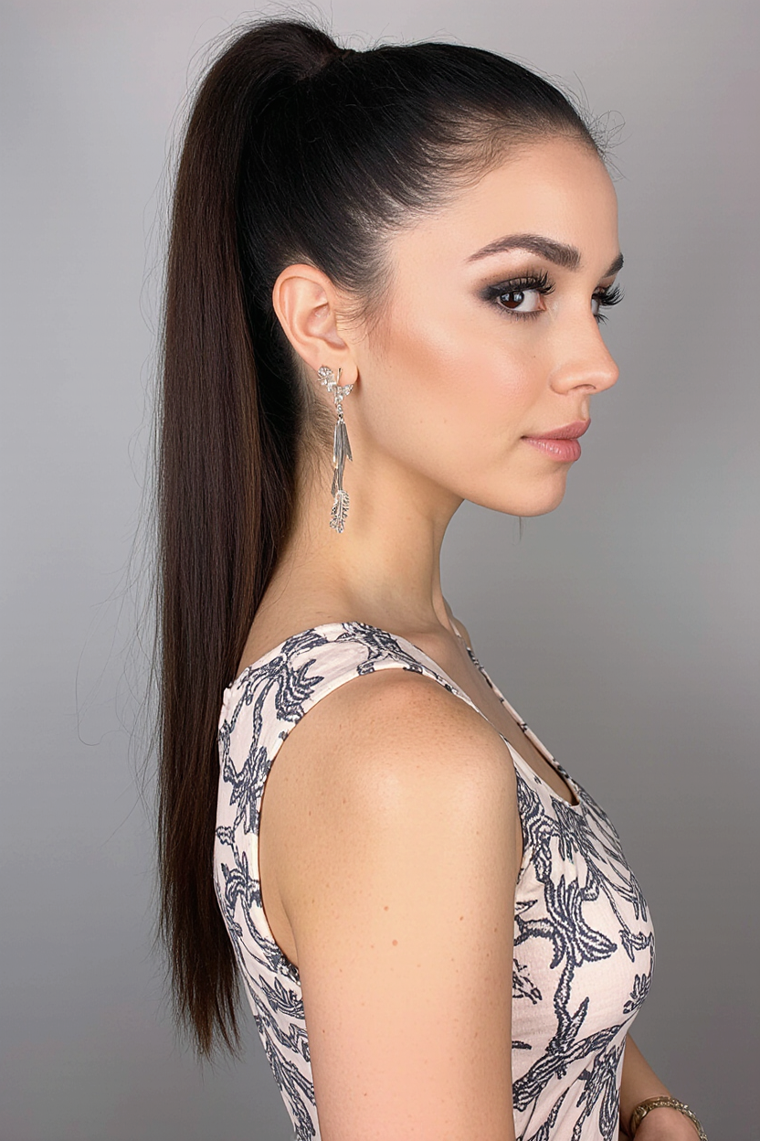 10 Stunning Hairstyles for Black Women! 11 Sleek Hair With a Sleek Ponytail