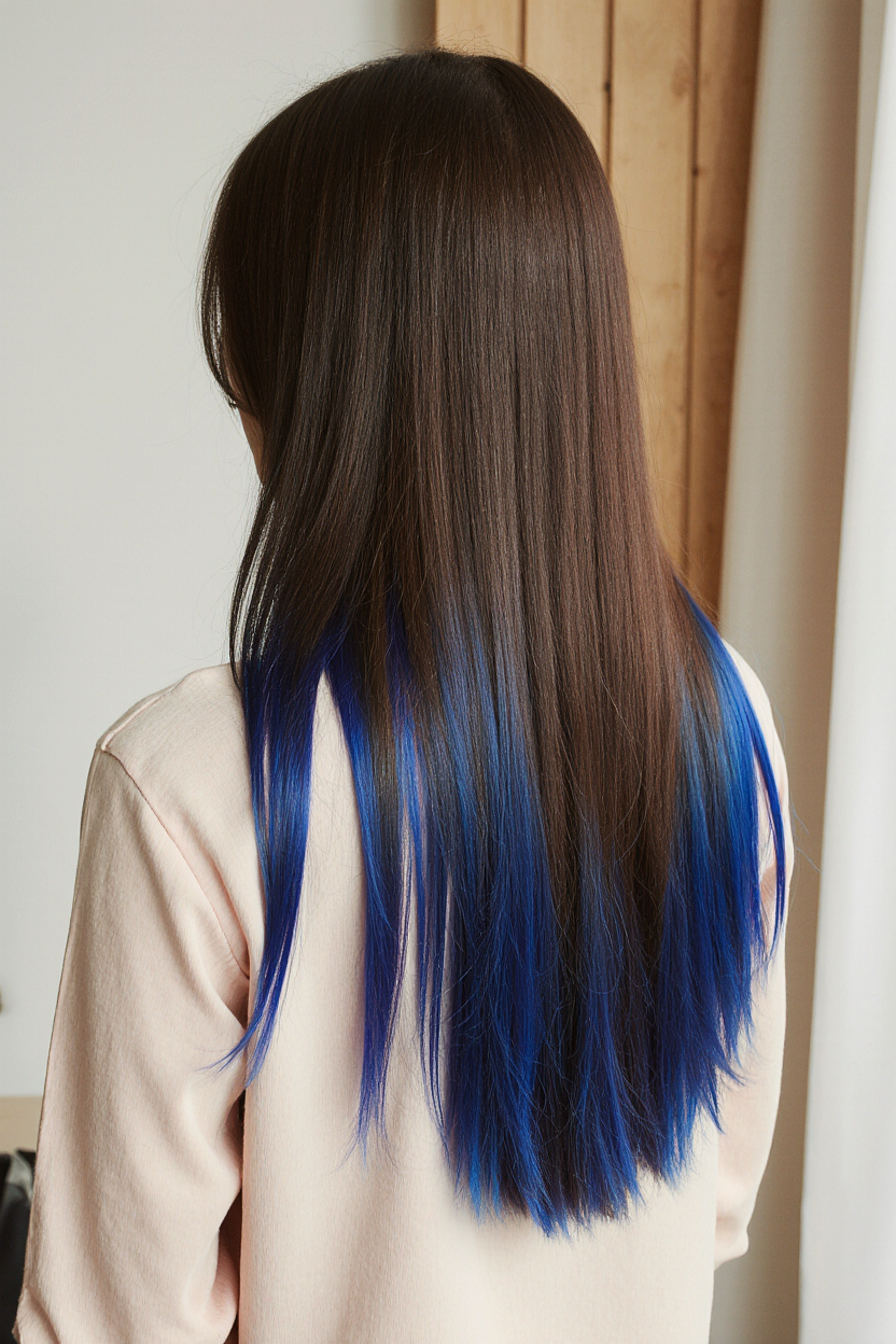 Electric Blue Streaks
