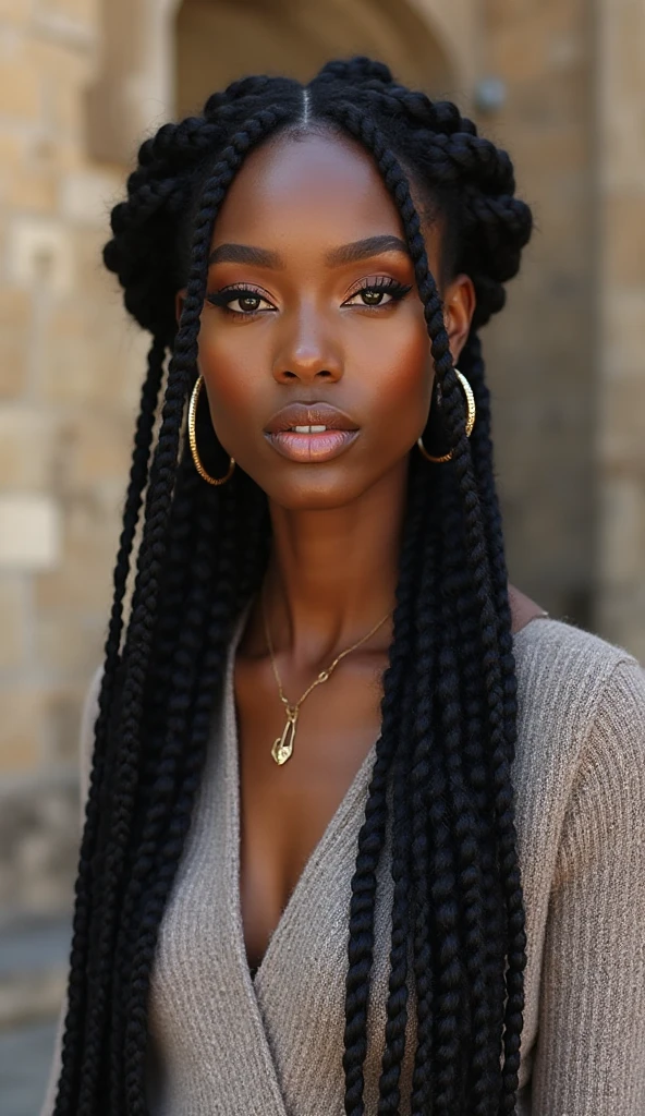 10 Elegant and Stylish Braid Hairstyles! 4 Long Black Yarn Braids