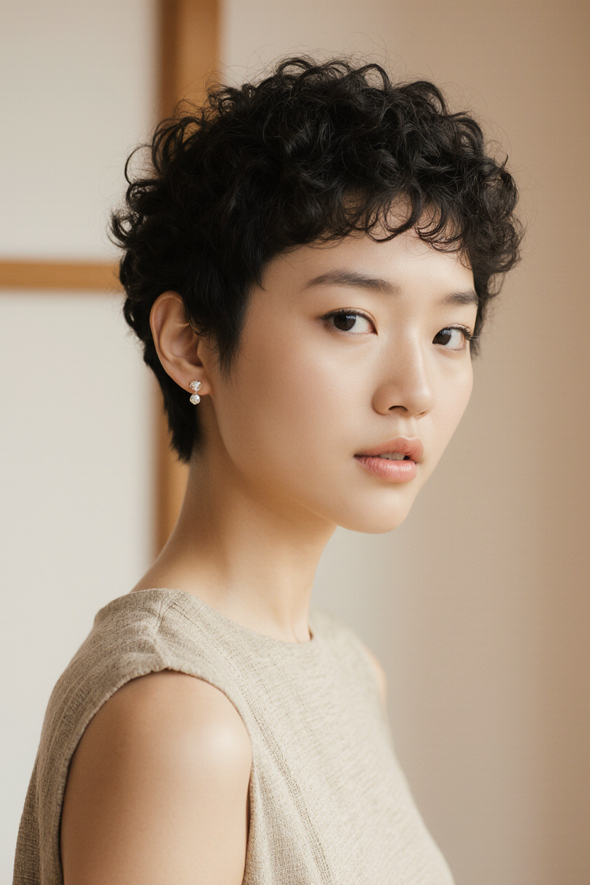 15 Stunning Short Curly Pixie Hair Ideas! 3 Ultra Short Coiled Pixie Cut
